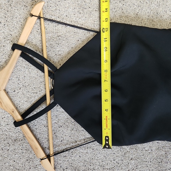 New Cinq a Sept Size 2 Black Angel Ring Back Cocktail Party Dress - Picture 5 of 11